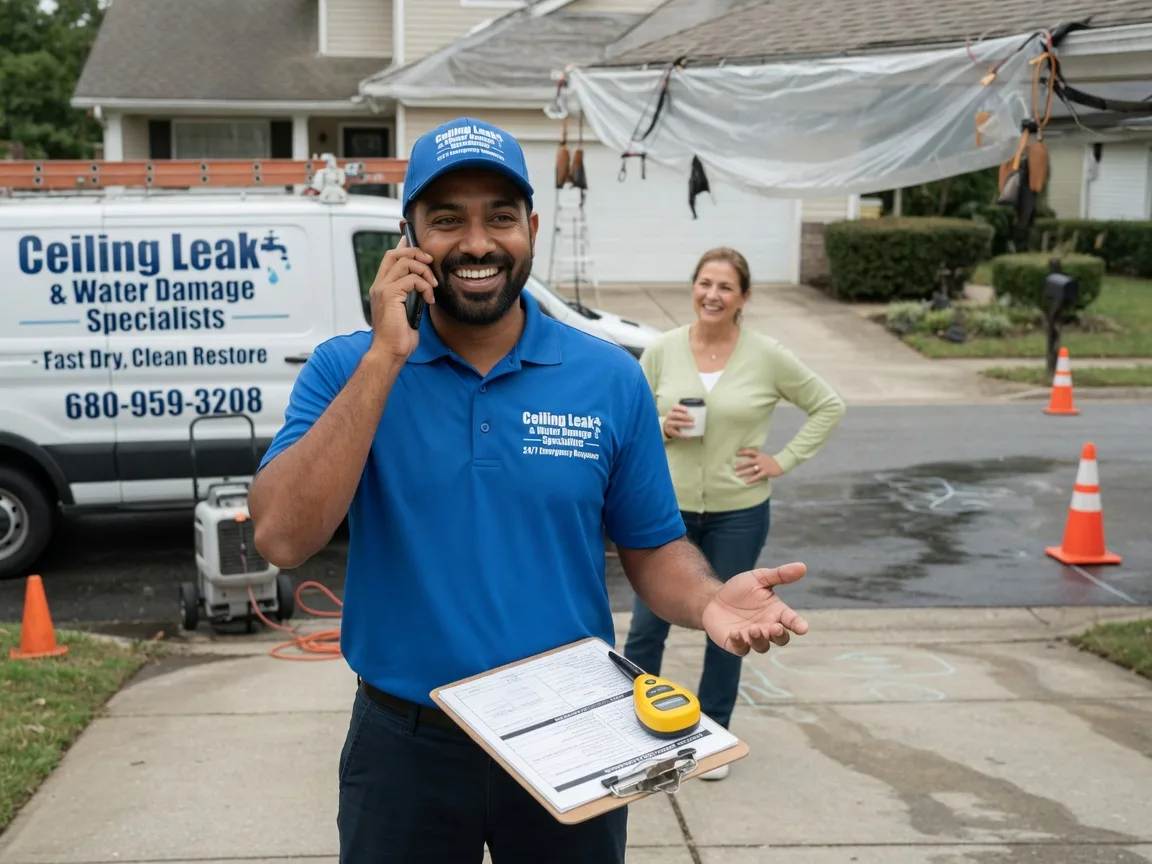 Ceiling Leak Cleanup Brookville, OH FAQs